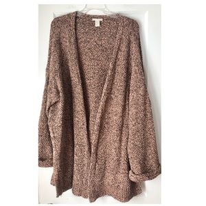 Chunky Open Front Cardigan